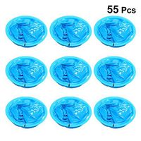 SUPVOX 55pcs Blue Vomit Bags Disposable Emesis Bags Barf Bags Car Motion Sickness Nausea Bags with Rubber Band for Morning Sickness Hangovers
