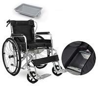 ChenCheng Wheelchair, Folding, Lightweight, Elderly, Scooter, Hand-Pushing Wheelchair Medical Supplies (Color : B)
