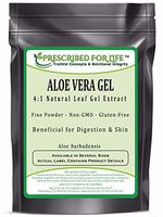 Aloe Vera - 4:1 Natural Leaf Gel Extract Powder (Aloe barbadensis), 1 kg