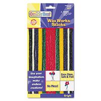 Creativity Street 4170 Wax Works Strips, Bright Hues Colors, CKC4170