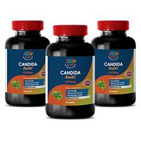 Metabolism and Nutrition - Candida Away - Candida Quick Cleanse - 3 Bottles (180 Capsules)