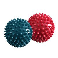 Junda 4PCS 8.5 CM PVC Musle Roller Ball Spinal Massage Relieve Sore Muscle Yoga Ball for Plantar Fasciitis Therapy Release