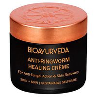 BIOAYURVEDA Ringworm Healing Cream with Organic Formula for Athletes Foot, Ringworm, Jock Itch, Foot Infections and Skin Rash |For Men and Women (4 Fl Oz)