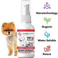 Hemp Oil Extract for Pets with Nano Technology Best Hemp Oil with Advanced delivery Hemp Benefits: Joint Pain Relief Helps Mood Sleep Stress Anxiety Cognitive Function for Pets (150mg)