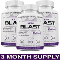 Keto Blast Labs - Ketogenic Weight Loss Formula - 120 Capsules - 180 Days - 3 Month Supply