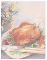 Thanksgiving Turkey Stationery Printer Paper 26 Sheets
