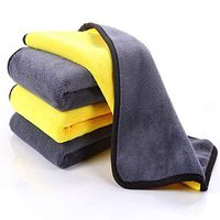 Microfiber Cleaning Cloths 4 Pack Professional Grade Premium Microfiber Towels for Cars Wash Drying Polishing Waxing Cleaning (12 x 12in)