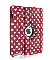HWH INVESTMENT 360 Degree Rotating Stand 9.7" case for Apple iPad 2 3 4 Generation with Automatic Wake/Sleep Function
