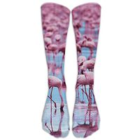 Unisex Cotton Flamingos In Water Compression Sports Socks