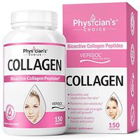 Bioactive Collagen Pills - Clinically Proven & Patented Verisol Collagen Peptides - Premium Hydrolyzed Collagen Capsules - Promotes Healthy Hair, Skin, Nails - Non-GMO, 150 Capsules