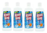 Kleen King Stainless Steel Cookware Cleaner and Copper Cleaner (14 oz, Pack of 4) Helps Remove Stains and Tarnish from Pots and Pans, Multi-Purpose Metal Cleaner, Liquid Form