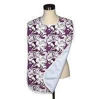 Abstract Collection Adult Bib - Covered with Care Assorted Prints Available! (Purple Marble)
