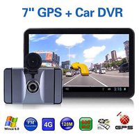 TOPmountain - 7" Inch Android Car GPS Navigation 8G Driving Recorder WiFi Video E-Book