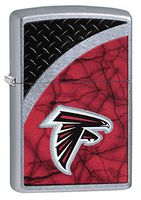 Zippo NFL Atlanta Falcons Street Chrome Pocket Lighter