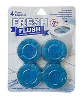 Jacent Fresh Flush Automatic Toilet Bowl Cleaning Tablets, 4 Count pr Package - 1 Pack