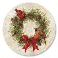 Joyelle Christmas Envelope Seals - Set of 144 1-1/2" diameter Self-Adhesive, Flat-Sheet holiday sticker Seals