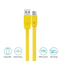 Hyacinyh Replacement Charger Cable Power Line Supply Cord Compatible with for Logitech UE Boom Boom 2 Megaboom Miniboom Roll Wireless Speaker - Yellow 3.3FT