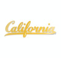 Nudge Printing NCAA University Script Logos Vinyl Car Decal Window Sticker (University of California Berkeley Golden Bears)