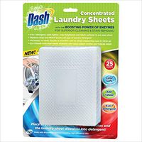 Dash Laundry Detergent Sheets Travel Size & Eco Friendly 50 Portable Individual Packs