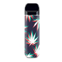 IT'S A SKIN Decal Vinyl Wrap for Smok Novo Pod System Vape Sticker Sleeve Cover / 3D Holographic Week Pot Leaf