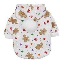 MONISE Christmas Pet Costume Thicken Fleece Lined Warm Dog Sweatshirt Sweater Soft Winter Dog Clothes Shirt Small Medium Dog Cat Coat Best Dog Costumes