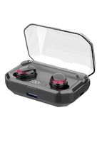 Usunlight Wireless 5.0 Bluetooth Earbuds, IPX8 Waterproof Earbuds, 6D Surround Stereo Lossless Sound, Intelligent Touch Control, 3000mAh Charging Box with LED Battery Display, 140H PlaytTime, Fashion.