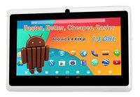 7" 1024 A23 1.3GHz Android 4.4 Capacitive Dual Camera Tablet PC White
