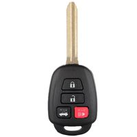 ECCPP Replacement fit for Uncut Keyless Entry Remote Key Fob Shell Case Scion FR-S/Toyota Camry Corolla RAV4 HYQ12BDM (Pack of 1)