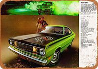 Wall-Color 7 x 10 Metal Sign - 1971 Plymouth Duster 340 - Vintage Look