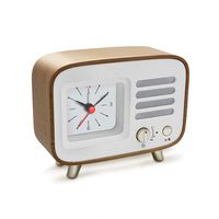 Ferrisland Bluetooth Speaker with Clock, Alarm Clock with Wireless Speaker 4.2 Portable Wireless Bluetooth Speaker Alarm Clock USB Port for Charging, TF AUX Micro SD Card Backup