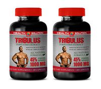 libido Enhancer - TRIBULUS TERRESTRIS 1000MG - 45% STEROIDAL SAPONINS - tribulus Pills - 2 Bottles (200 Capsules)