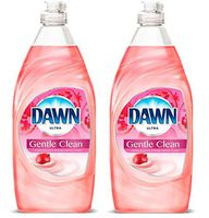 Dawn Ultra Gentle Clean Dishwashing Liquid - Pomegranate & Rose Water Scent - 2 x 7 fl oz