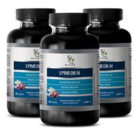 Enhancement All - EPIMEDIUM 1560MG - Horny Goat Weed Instant - 3 Bottles (180 Capsules)