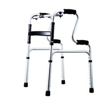 LBYMYB Elderly Walker Walker Can Help Get Up and Lower Limb Training Without Pulley Four-Legged Chair Wheelchair (Color : A)