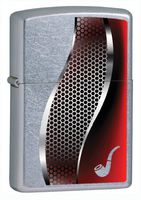Zippo Street Chrome Red Pipe Lighter