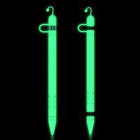 ZALU Silicone Case Set Sleeve Skin Pocket Cover Accessories Compatible for Apple Pencil, Soft Grip Pouch with Charging Cap Holder and Protective Nib Cover (Night Glow)