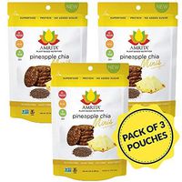 Amrita Foods - Top 9 Allergy Free, Pineapple Chia High Protein Bites, Non-GMO