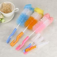 Baby Bottle Brush, G-real Bottle Brush Sponge Large + Small Two Combination Set Cleaner Spout Cup Glass Teapot Washing Cleaning Tool Brush