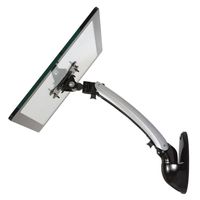 Cotytech Monitor Single Spring Arm Wall Mount - Silver