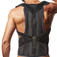 Medical Grade Posture Corrector Clavicle and Lower Back Support - Deluxe, Comfortable Back and Shoulder Brace for Men and Women - Medical Device to Improve Bad Posture, Hunchback, Aches & Back Pain