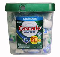 Cascade Complete ActionPacs Dishwasher Detergent Fresh Scent 102 Count