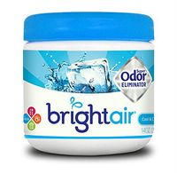 Bright Air 900090 Solid Air Freshener and Odor Eliminator, Cool and Clean Scent, Blue, 14 Ounces