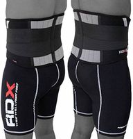 RDX Gym Pain Relief Lumbar Belt Lower Back Support Brace Exercise Training Fitness Weight Lifting