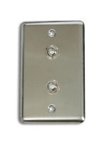 Elite Core OSP D-2-1/4 Duplex Wall Plate with 2 1/4-Inch Jack