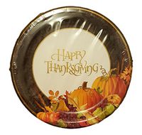 November Harvest Happy Thanksgiving 8.75" Paper Plates 8ct.