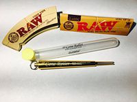 The Cone Roller with RAW Rolling Papers and Filters (Gold)