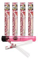 Cyclones Strawberry Flavored Pre Rolled Cones Clear (4 Packs) with Rolling Paper Depot Kewl Tube