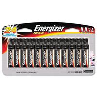 Energizer - MAX Alkaline Batteries, AA, 24 Batteries/Pack E91SBP24H (DMi PK