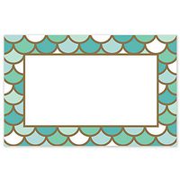 Mermaid Paradise Enclosure Cards / Gift Tags - 3 1/2 x 2 1/4 (50)