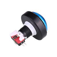 Hanbaili 60mm Dome Shaped Convexity Replacement LED Light Illuminated Arcade Video Game Push Button